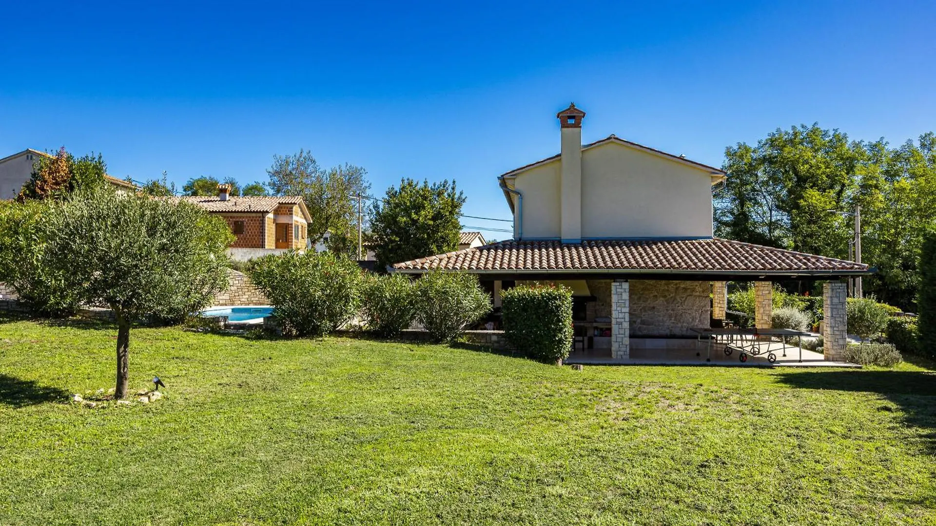 Charming Villa Antoana For Families And Kids In Labin - Rabac With Kids Playground & Private Pool  ラビン